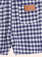 Huxbaby Check Short Overalls