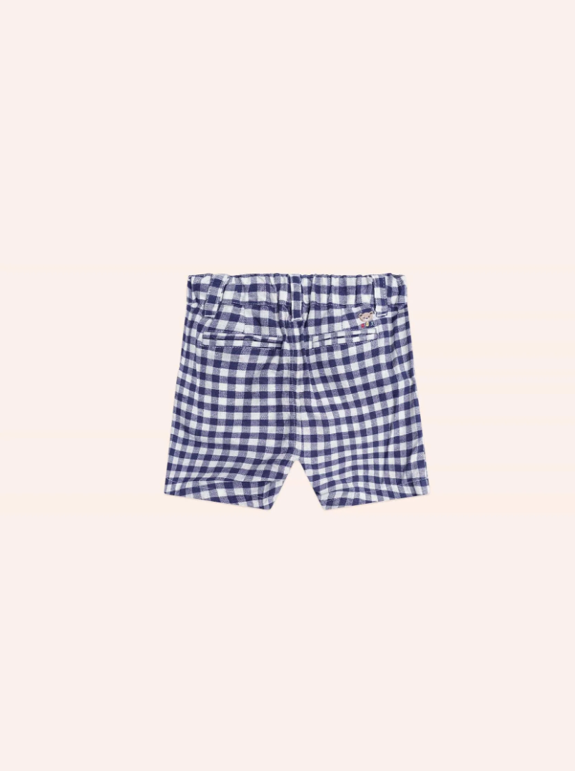Huxbaby Check Chino Shorts