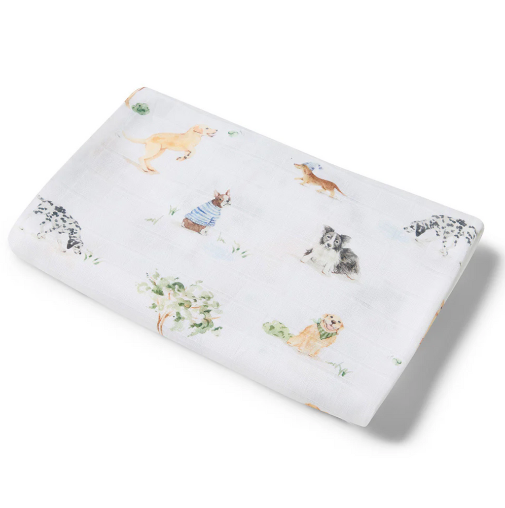 Snuggle Hunny Dog Park Organic Muslin Wrap