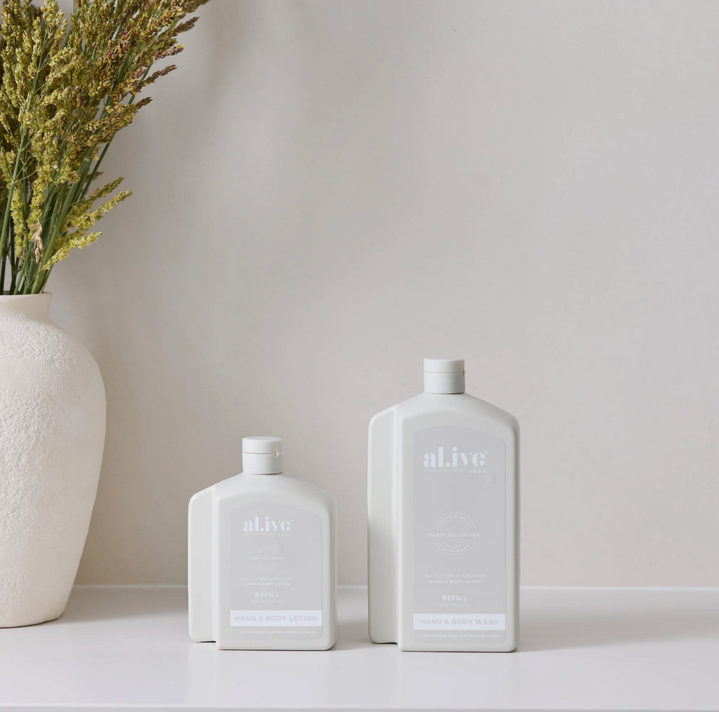 Al.ive Body 650ml Sea Cotton & Coconut Lotion Refill