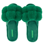 Annabel Trends Cosy Luxe Pom Pom Slippers