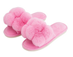 Annabel Trends Cosy Luxe Pom Pom Slippers