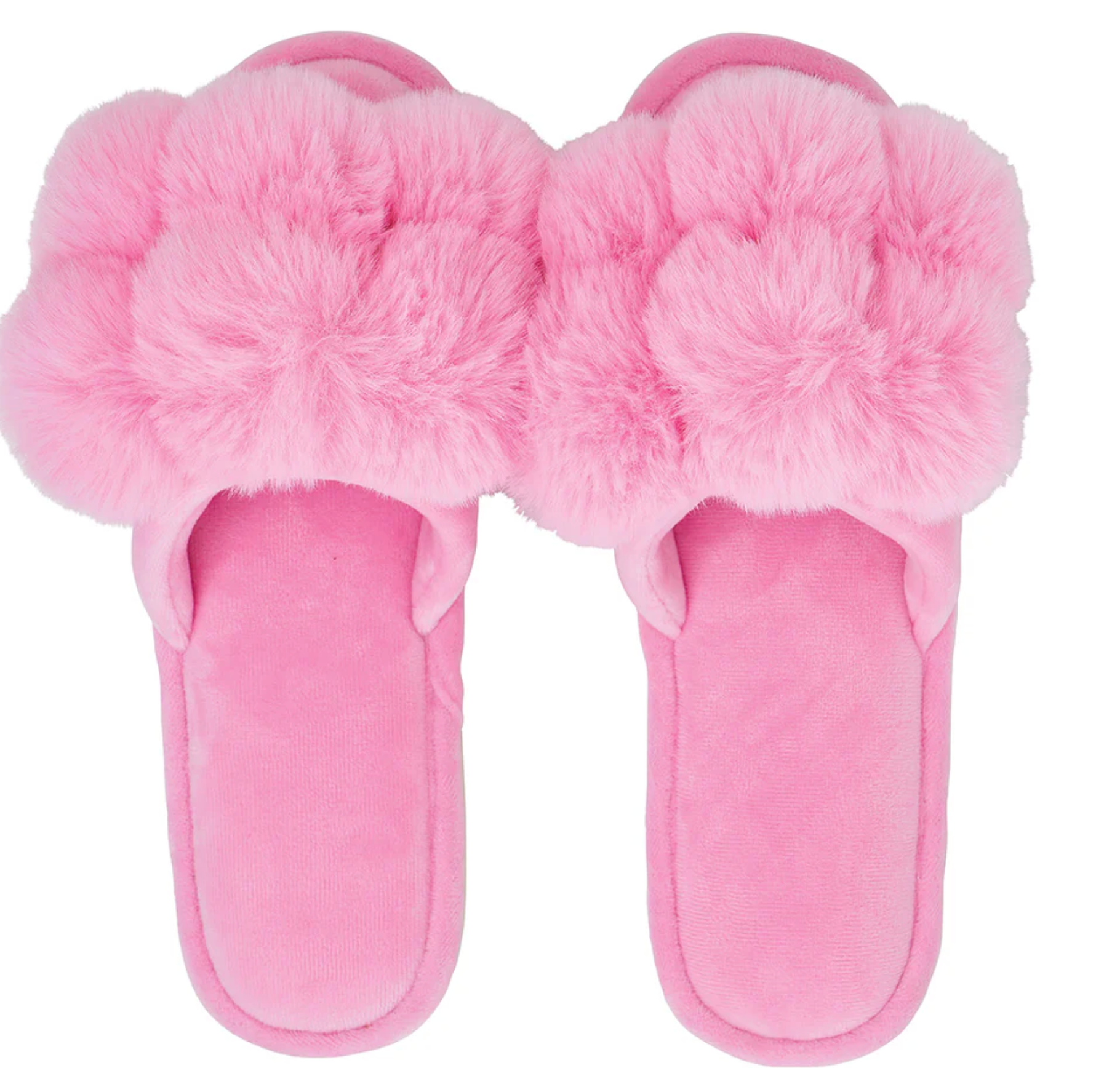 Annabel Trends Cosy Luxe Pom Pom Slippers