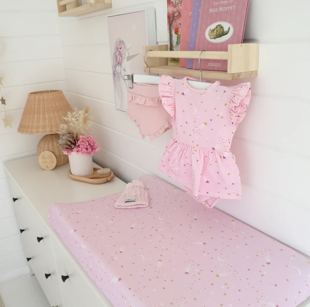 Snuggle Hunny Twinkle Organic Bassinet Sheet / Change Pad Cover