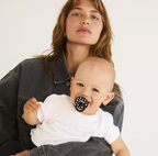 Bibs Studio Colour Polka Soother Double Pack (Natural Rubber/ Round)