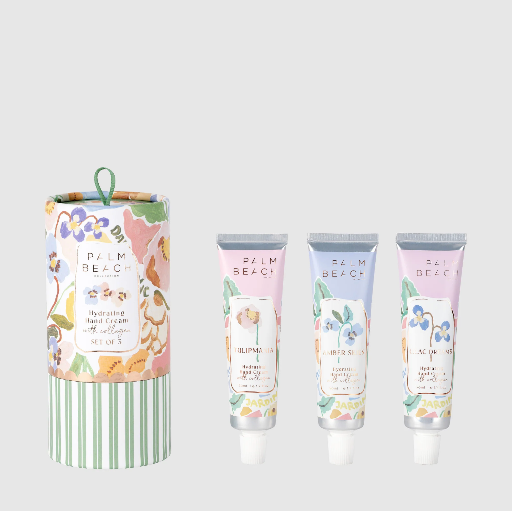 Palm Beach Collection Fleur Jardin Hand Cream Trio Set