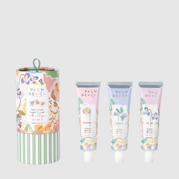 Palm Beach Collection Fleur Jardin Hand Cream Trio Set