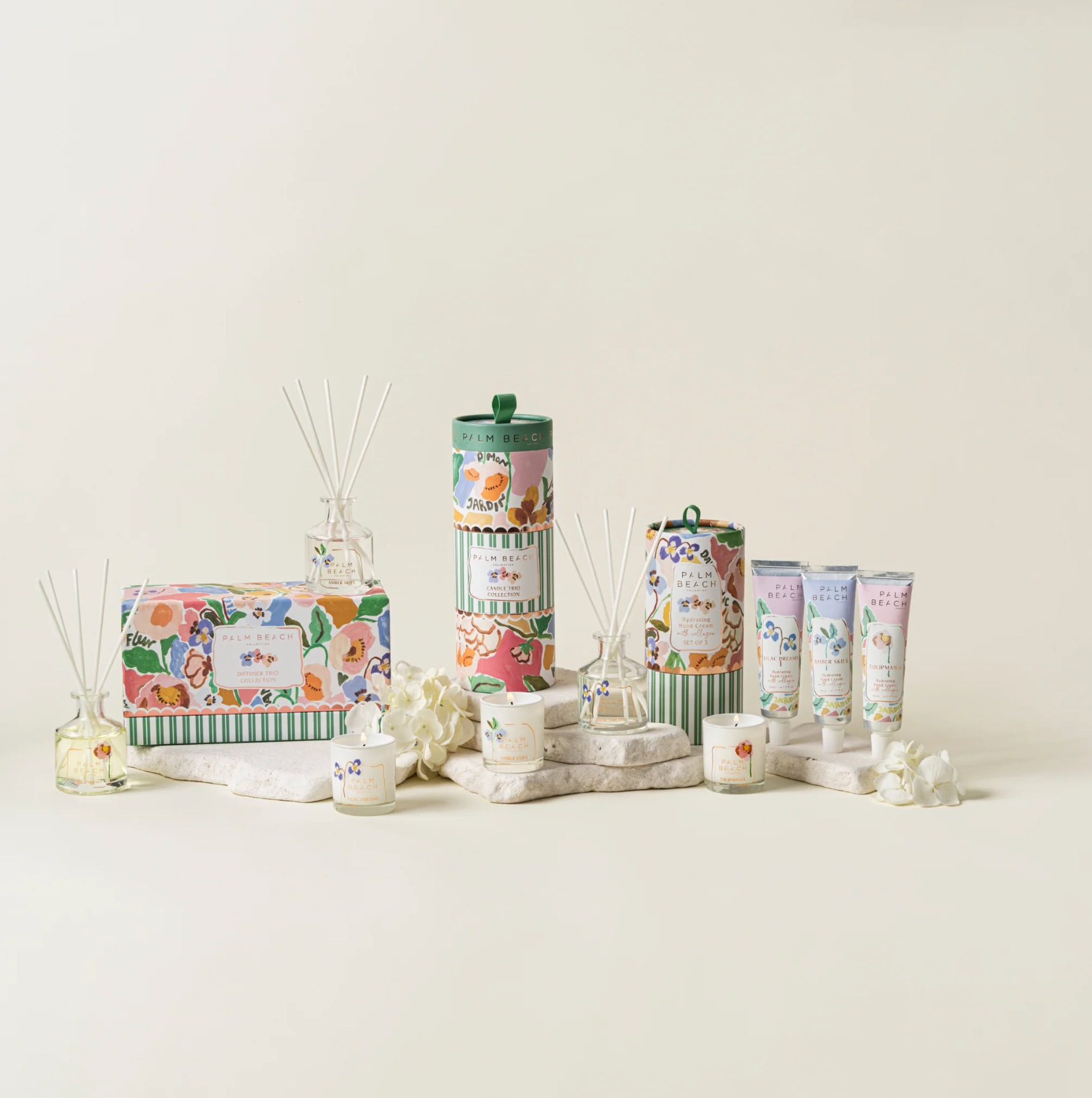 Palm Beach Collection Fleur Jardin Hand Cream Trio Set