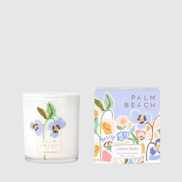 Palm Beach Collection Amber Skies Scented Candle 420g