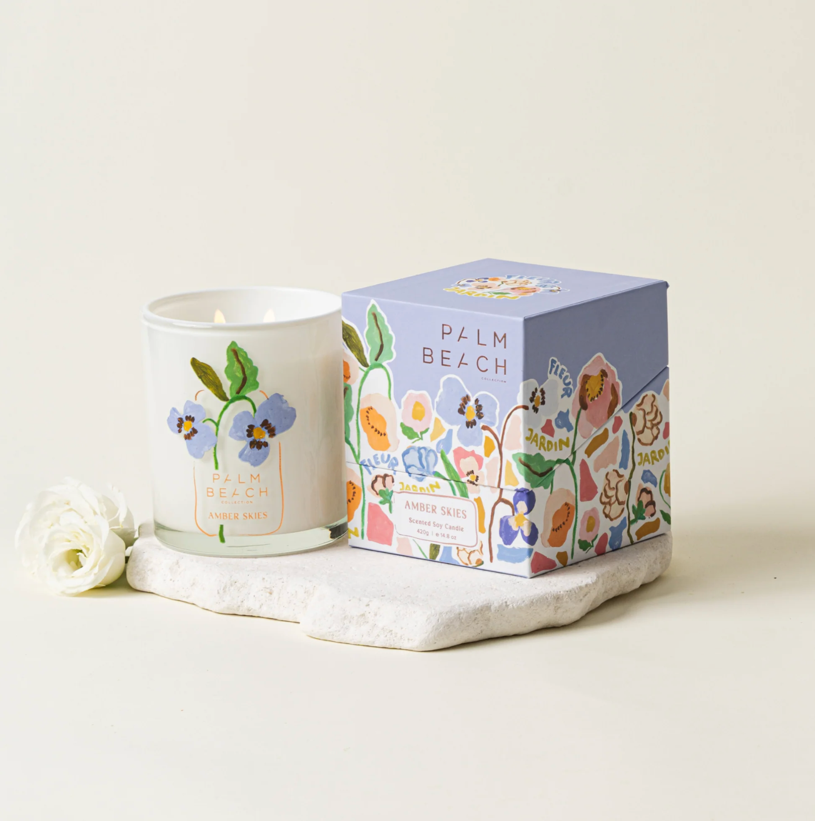 Palm Beach Collection Amber Skies Scented Candle 420g