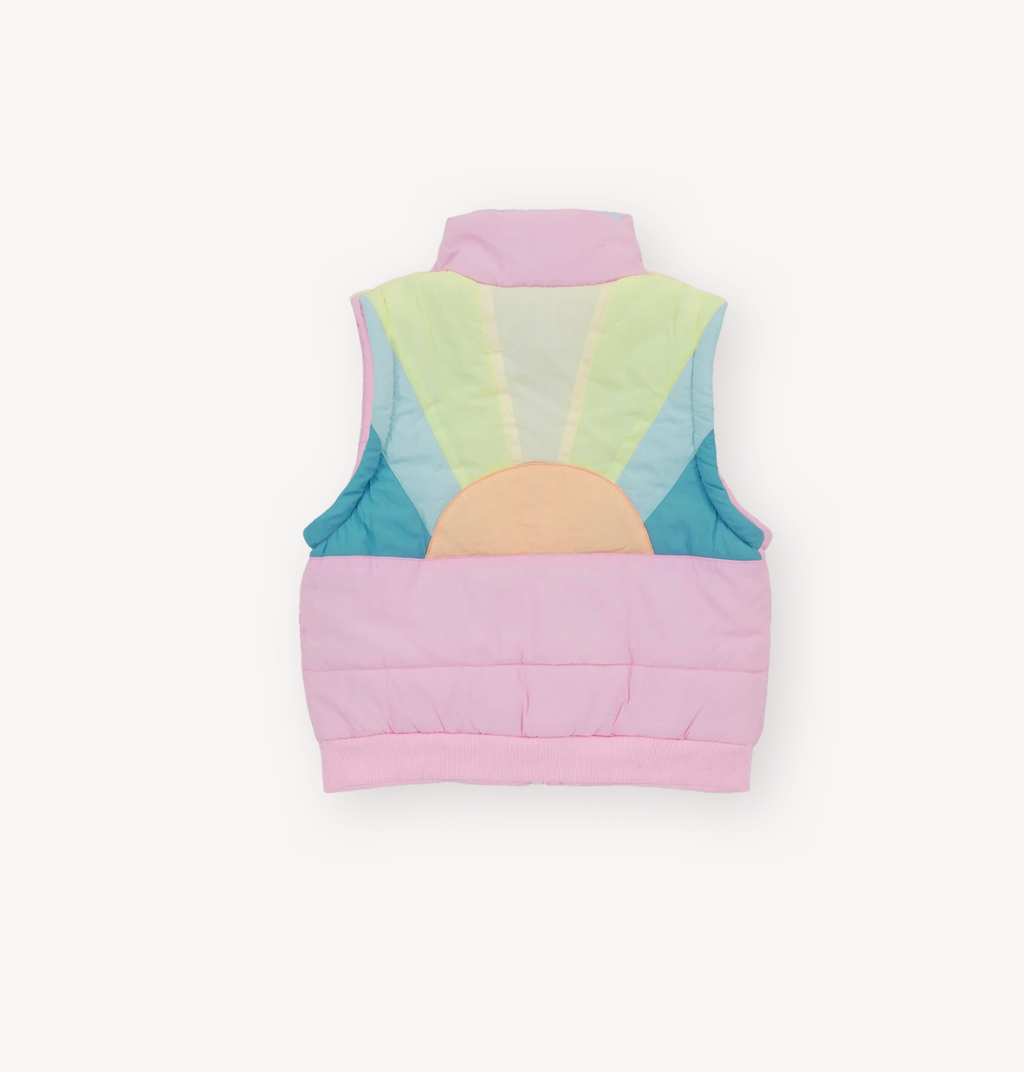 Goldie + Ace Charlie Sunrise Parka Jacket/Vest Pastel