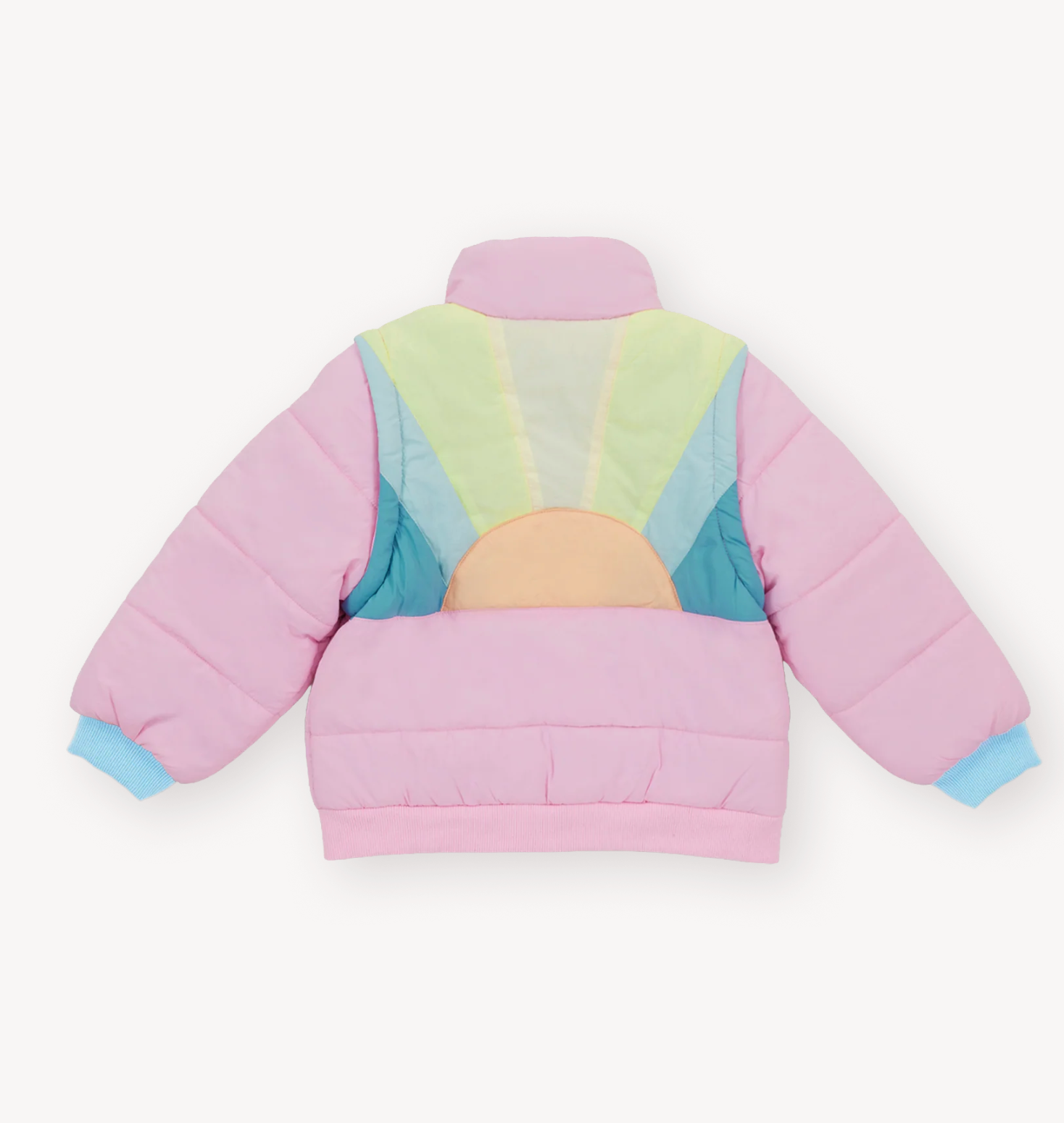 Goldie + Ace Charlie Sunrise Parka Jacket/Vest Pastel