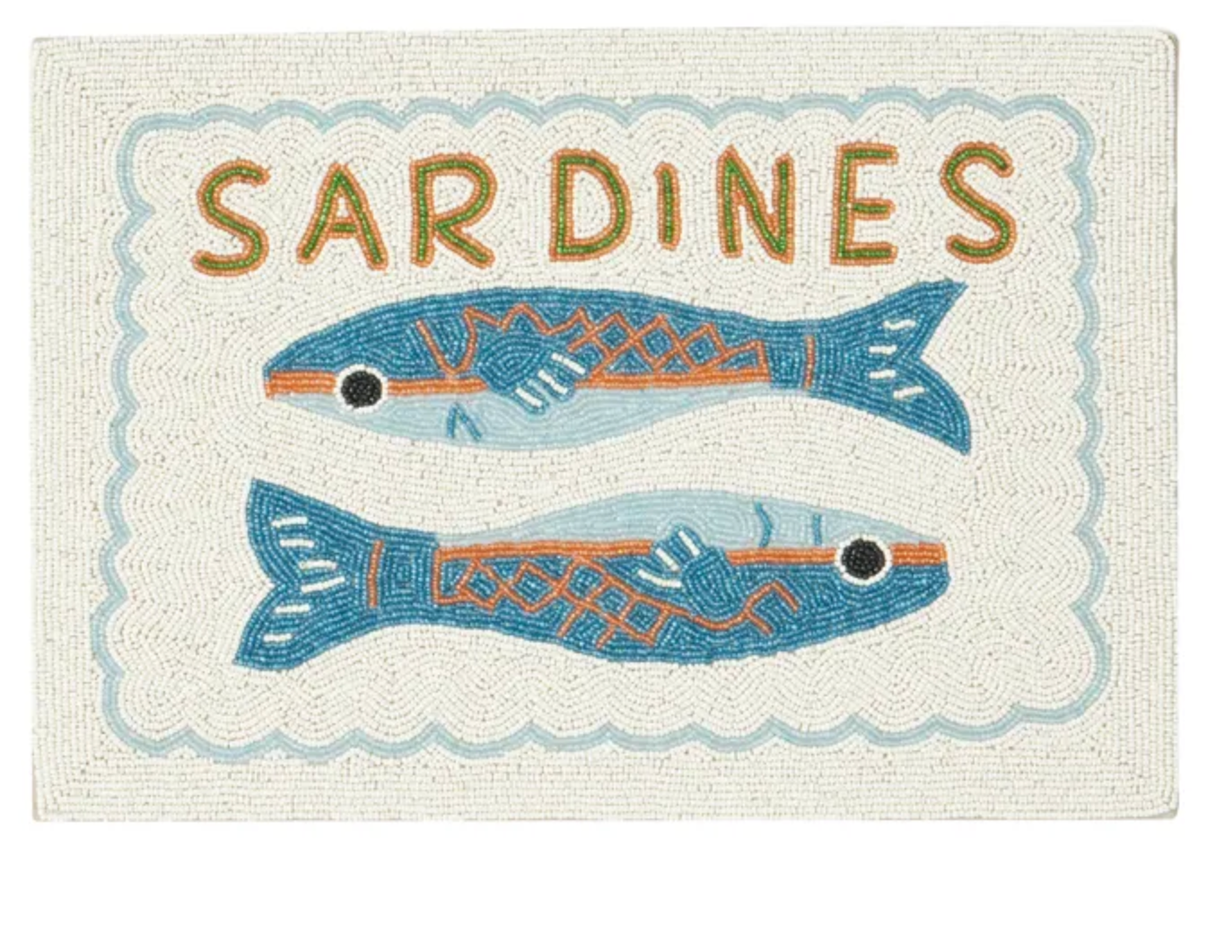 Coast to Coast Sardines Beaded Centrepiece