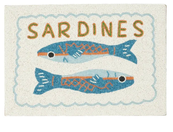 Coast to Coast Sardines Beaded Centrepiece