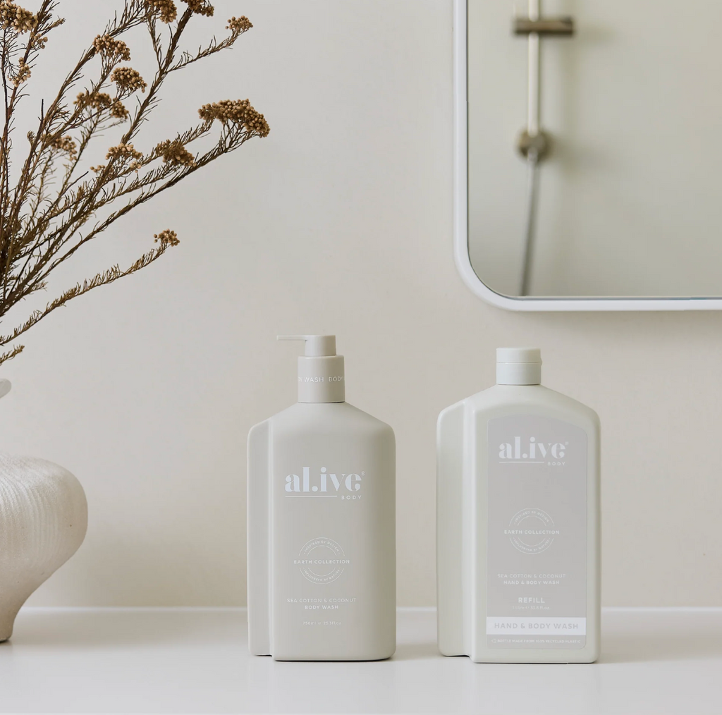 Al.ive Body Sea Cotton & Coconut 1L Wash Refill
