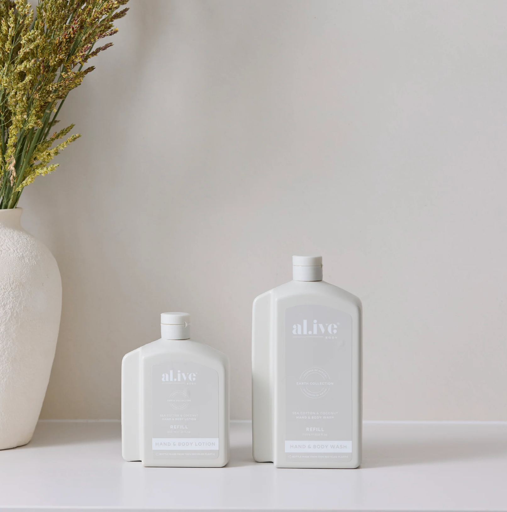 Al.ive Body Sea Cotton & Coconut 1L Wash Refill