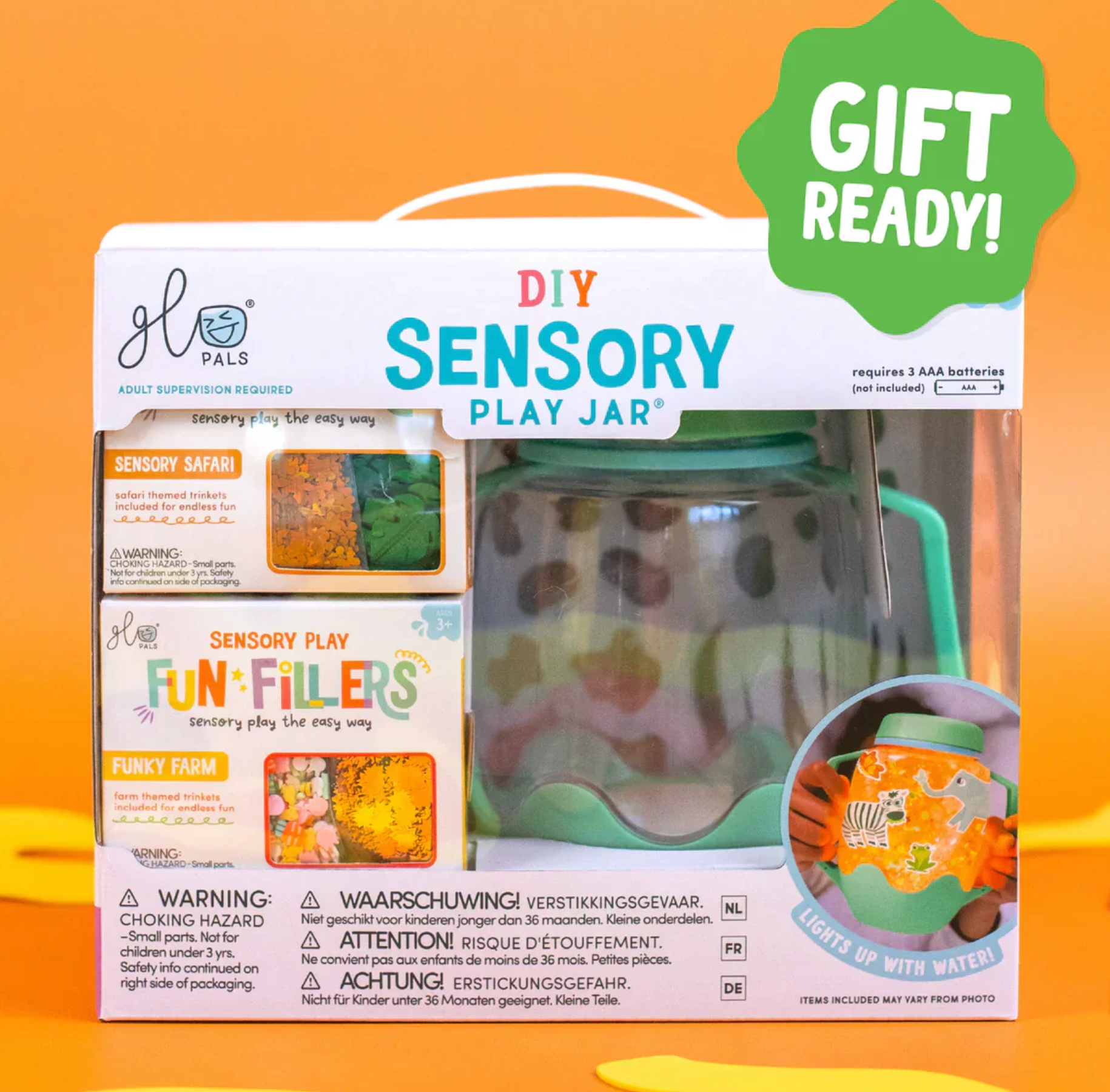 Jellystone DIY Sensory Jar Gift Set - Zoo