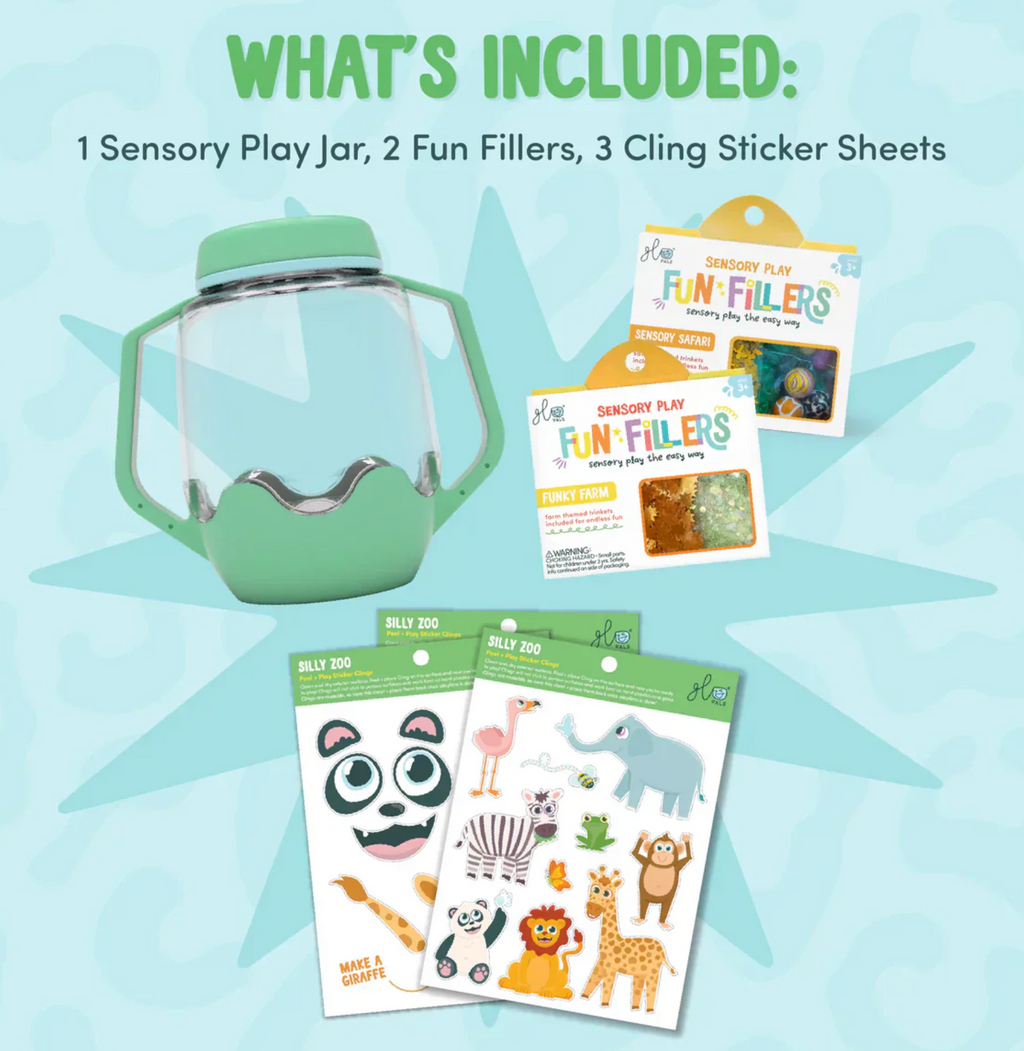 Jellystone DIY Sensory Jar Gift Set - Zoo