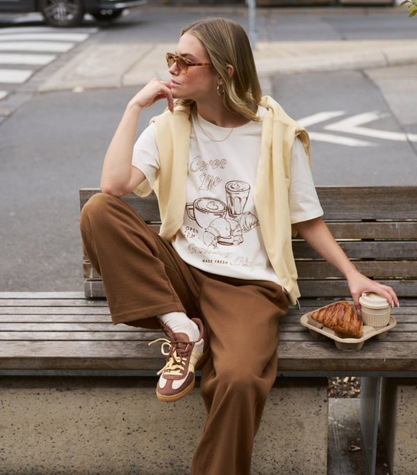 Ceres Life Croissant Club Stevie Slouchy Tee