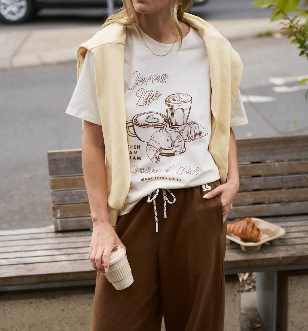 Ceres Life Croissant Club Stevie Slouchy Tee