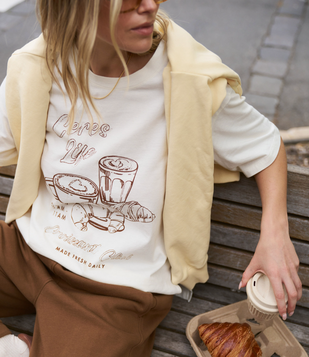 Ceres Life Croissant Club Stevie Slouchy Tee