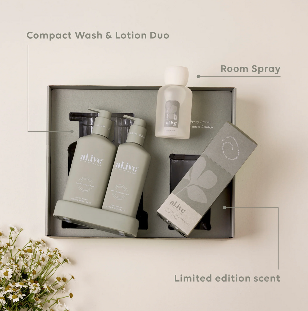 Al.ive Body Ivory Bloom Home Ritual Set