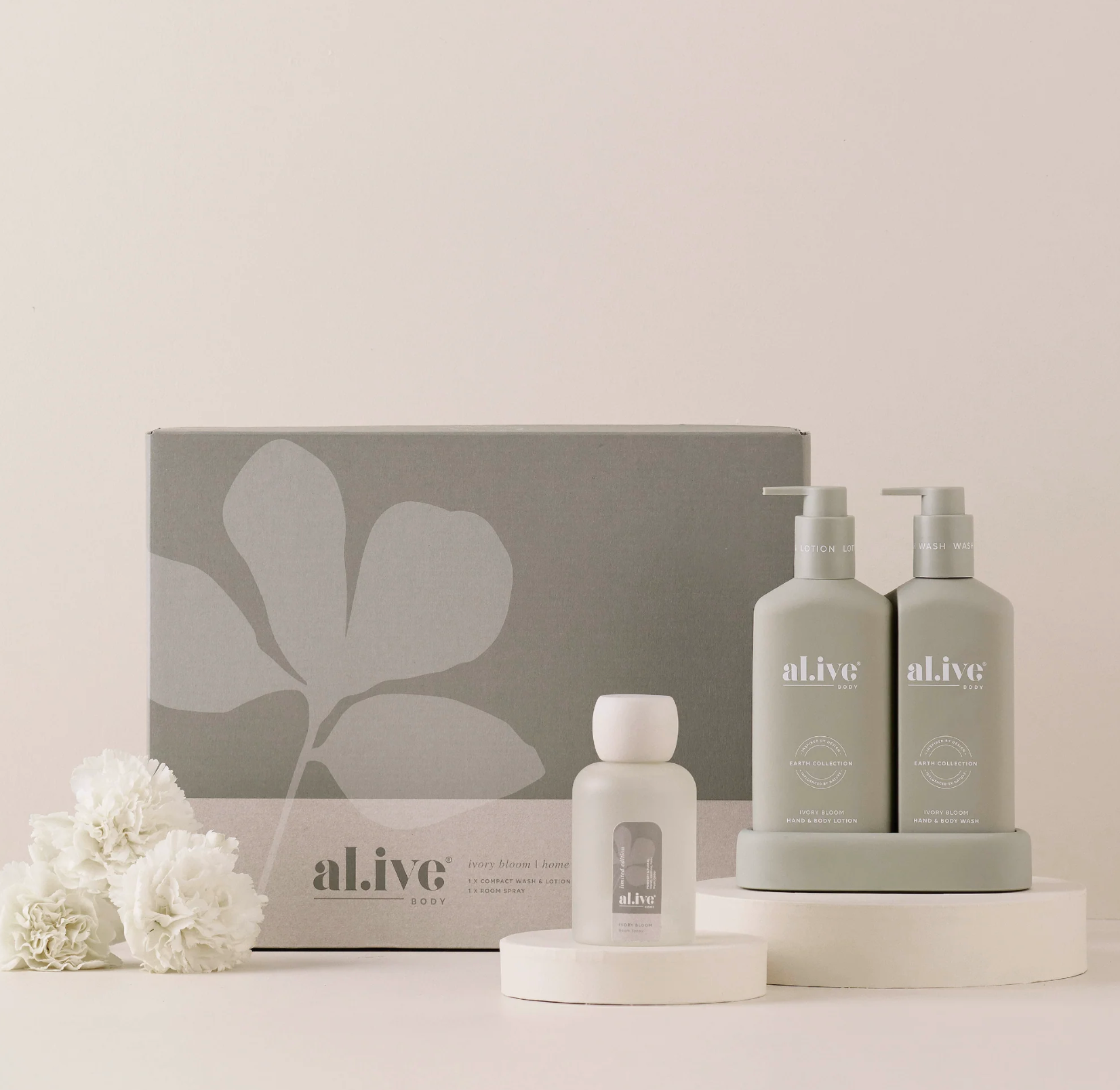 Al.ive Body Ivory Bloom Home Ritual Set
