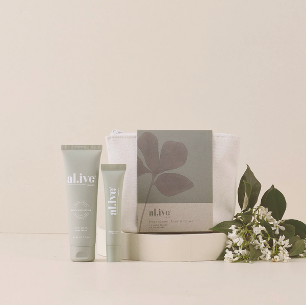 Al.ive Body Ivory Bloom Hand & Lip Set