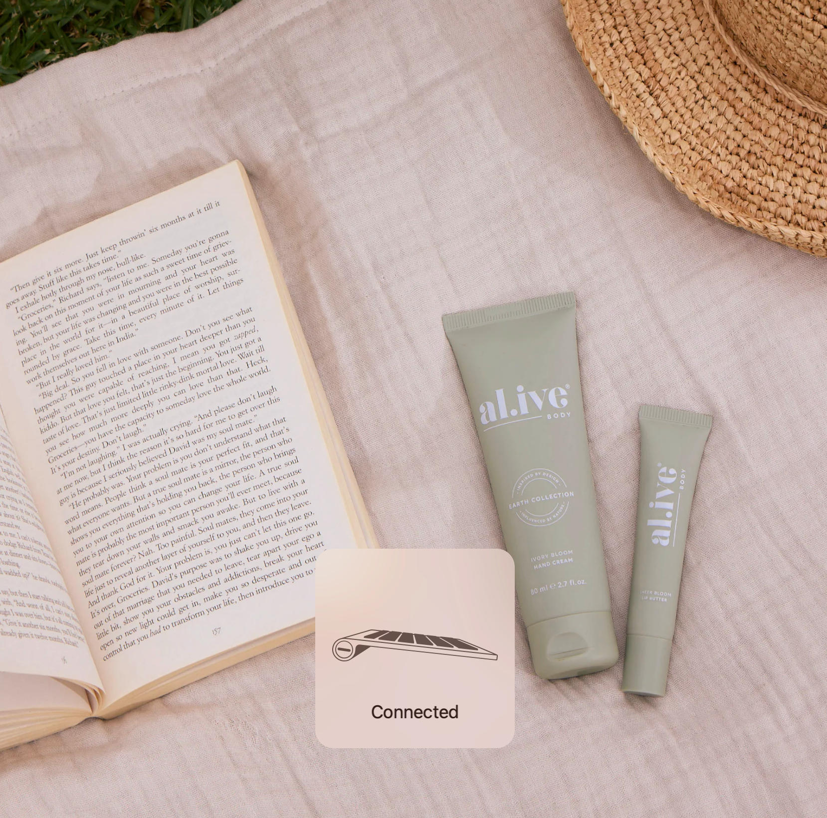 Al.ive Body Ivory Bloom Hand & Lip Set