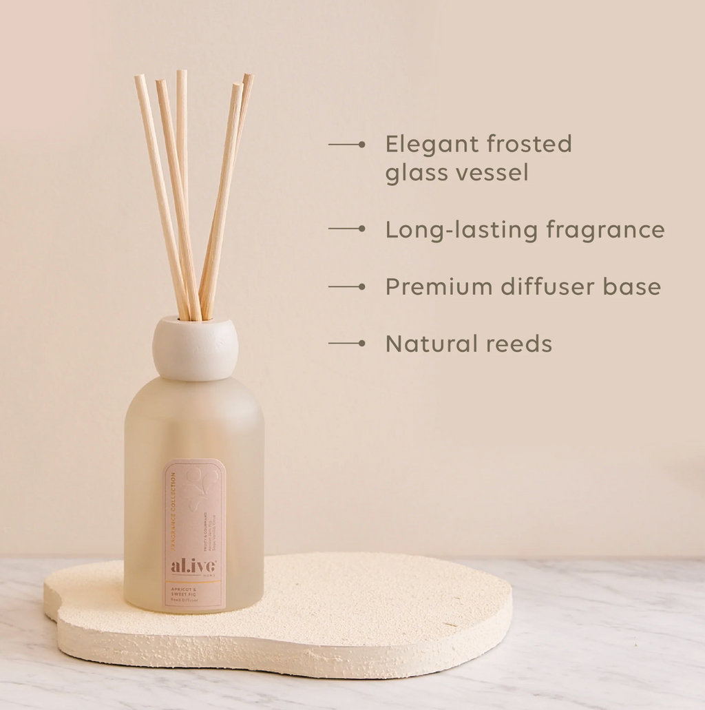 Al.ive Body Apricot & Sweet Fig Reed Diffuser