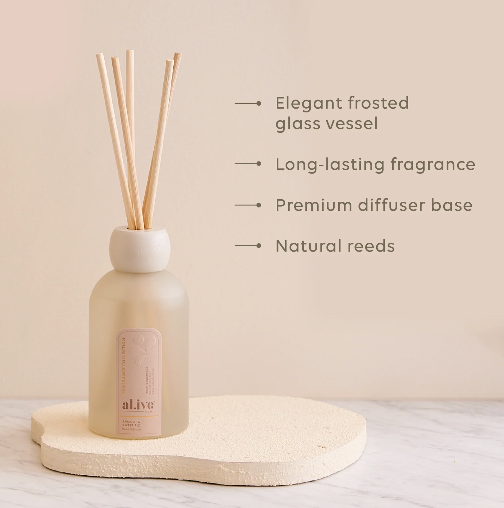 Al.ive Body Apricot & Sweet Fig Reed Diffuser