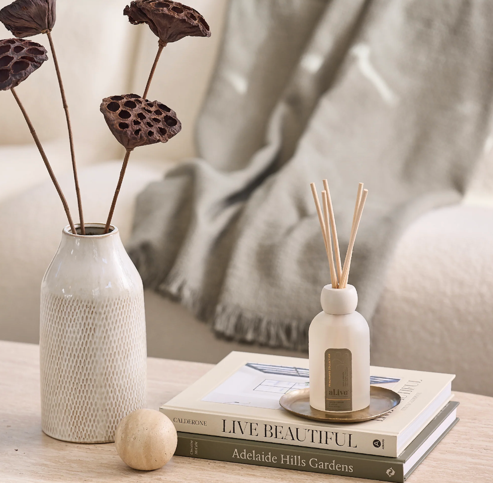 Al.ive Body Green Pepper & Lotus Reed Diffuser