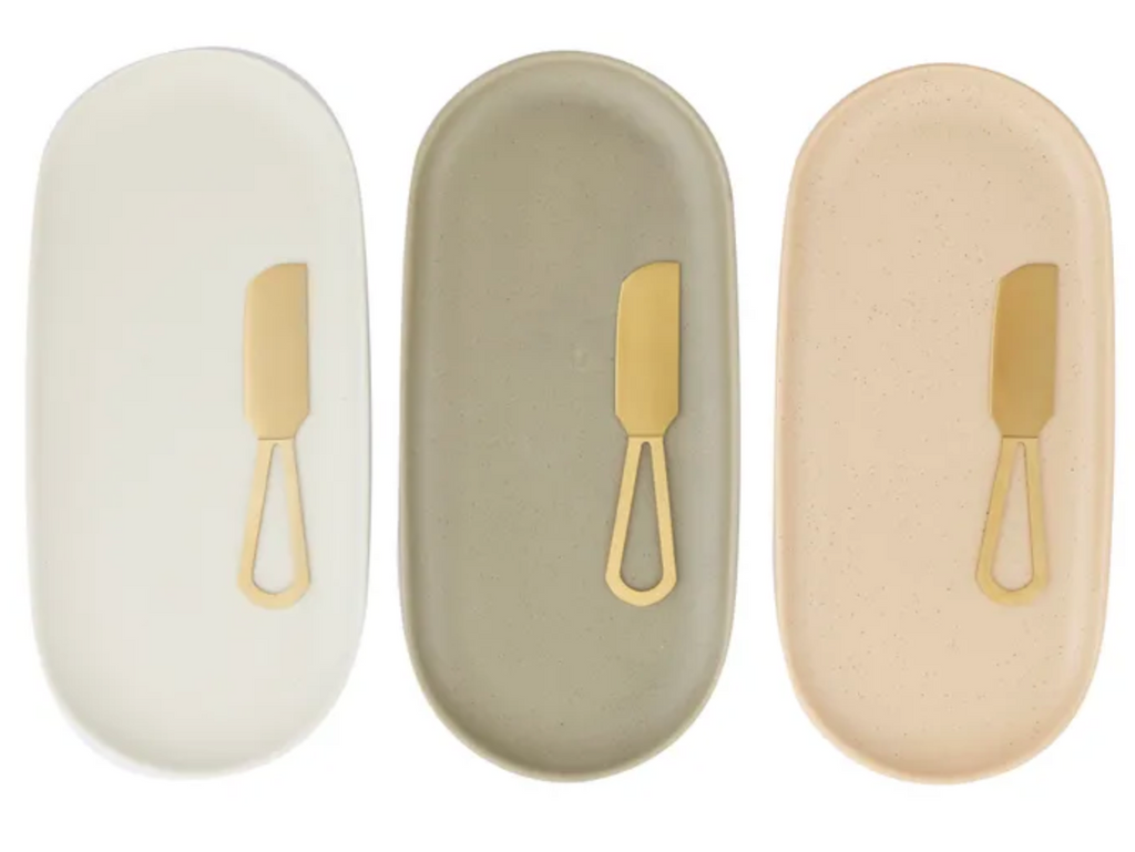 Coast to Coast Dawn 2 Piece Plate & Knife Set