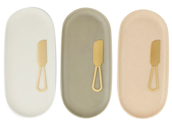 Coast to Coast Dawn 2 Piece Plate & Knife Set