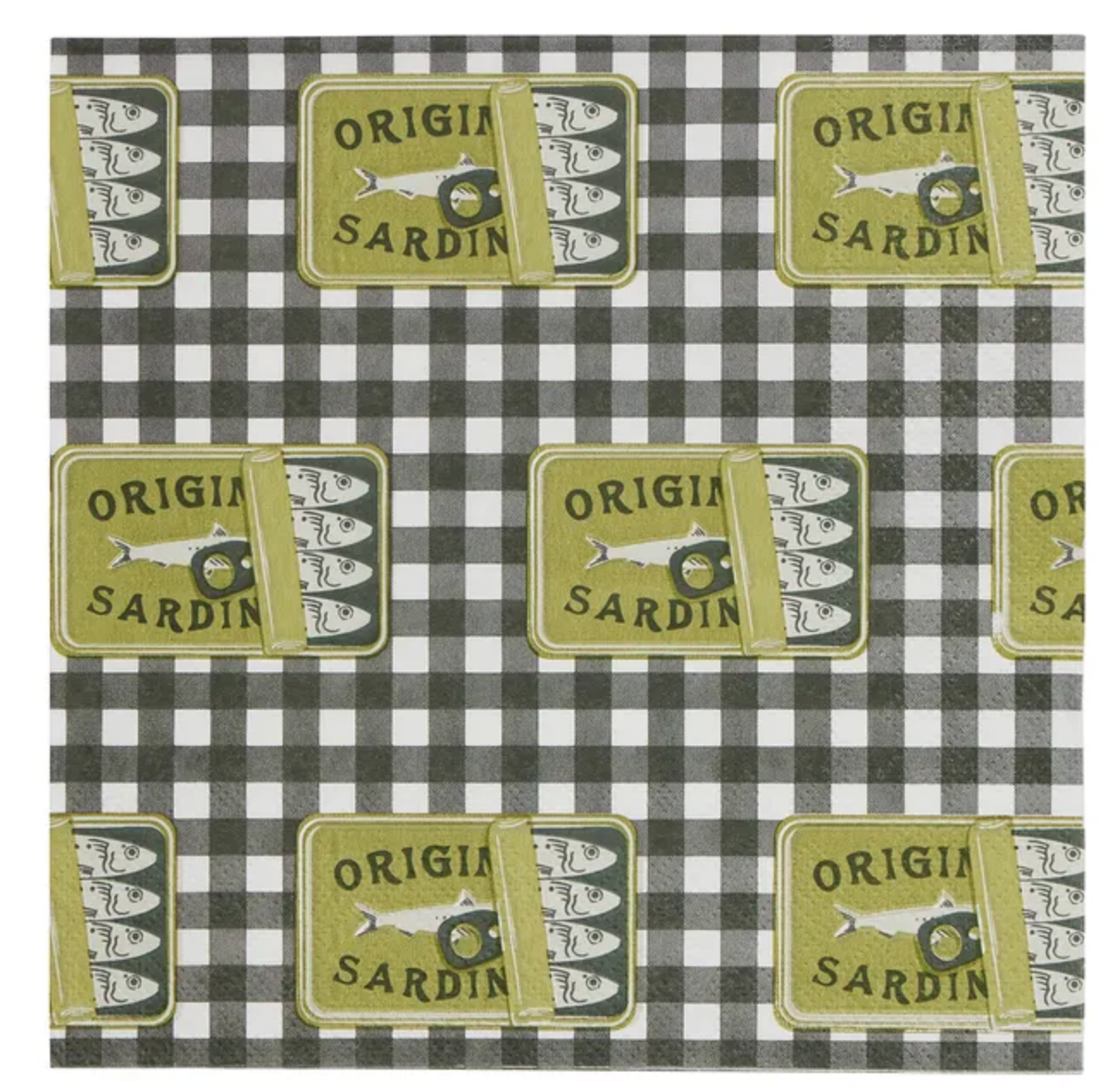 Coast to Coast Sardine 20pk 3 Ply 33cm Napkin.