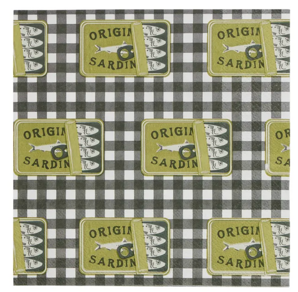 Coast to Coast Sardine 20pk 3 Ply 33cm Napkin.