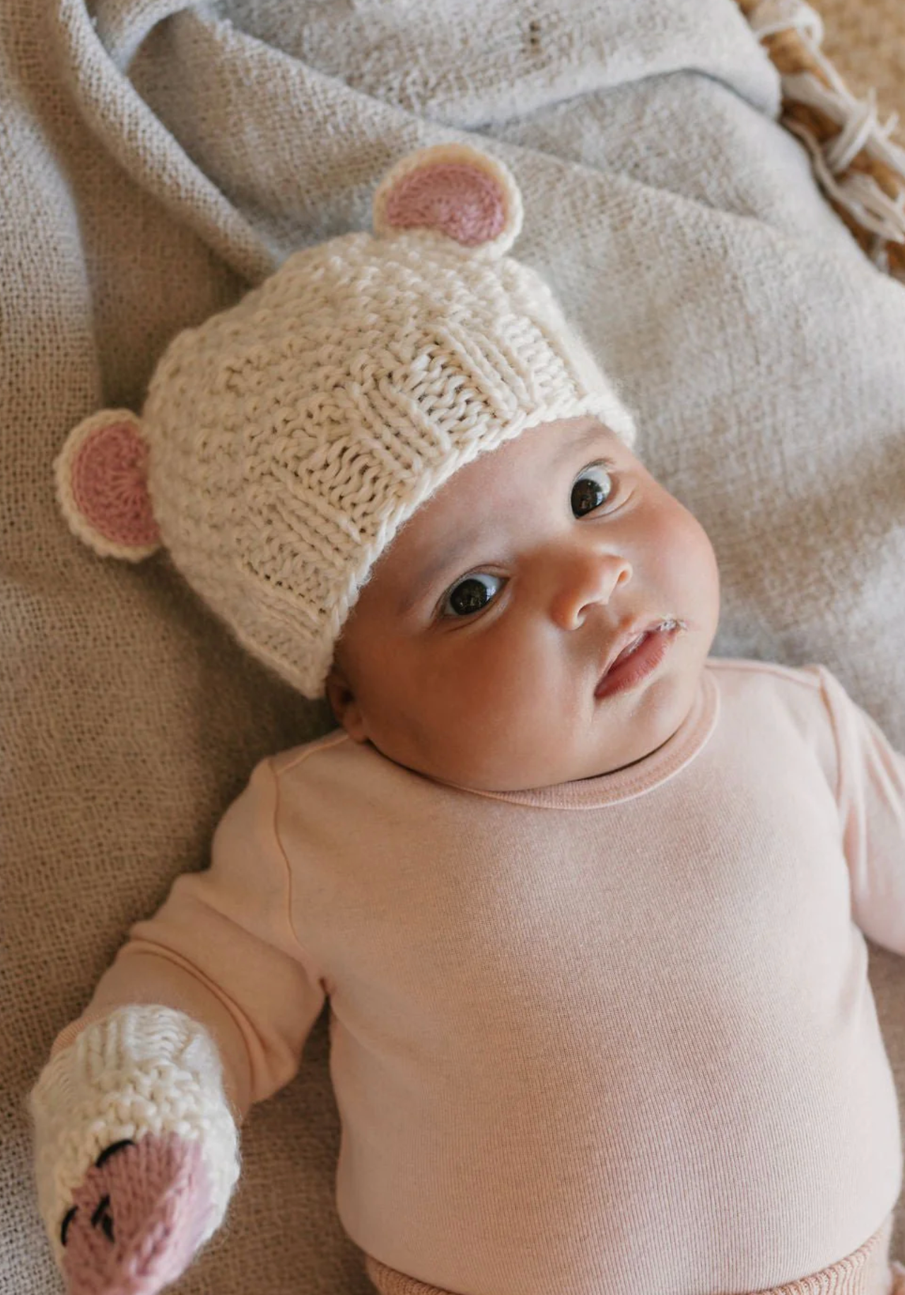 Acorn Kids Bear Infant Mittens - Assorted