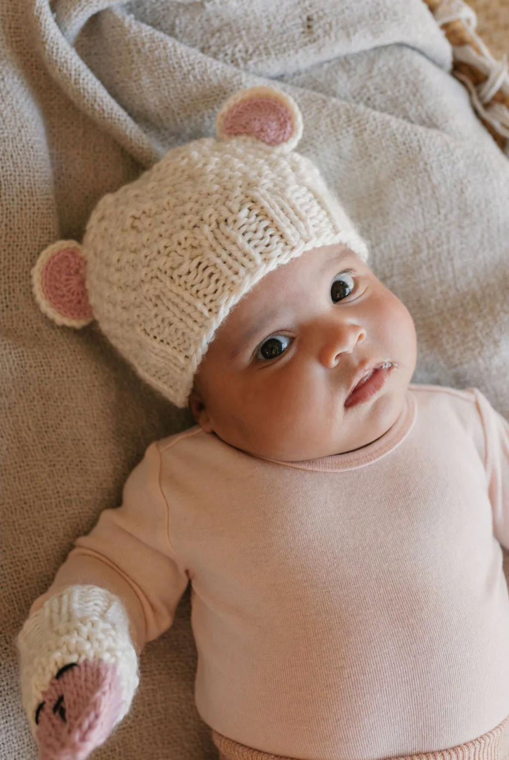 Acorn Kids Bear Beanie - Assorted
