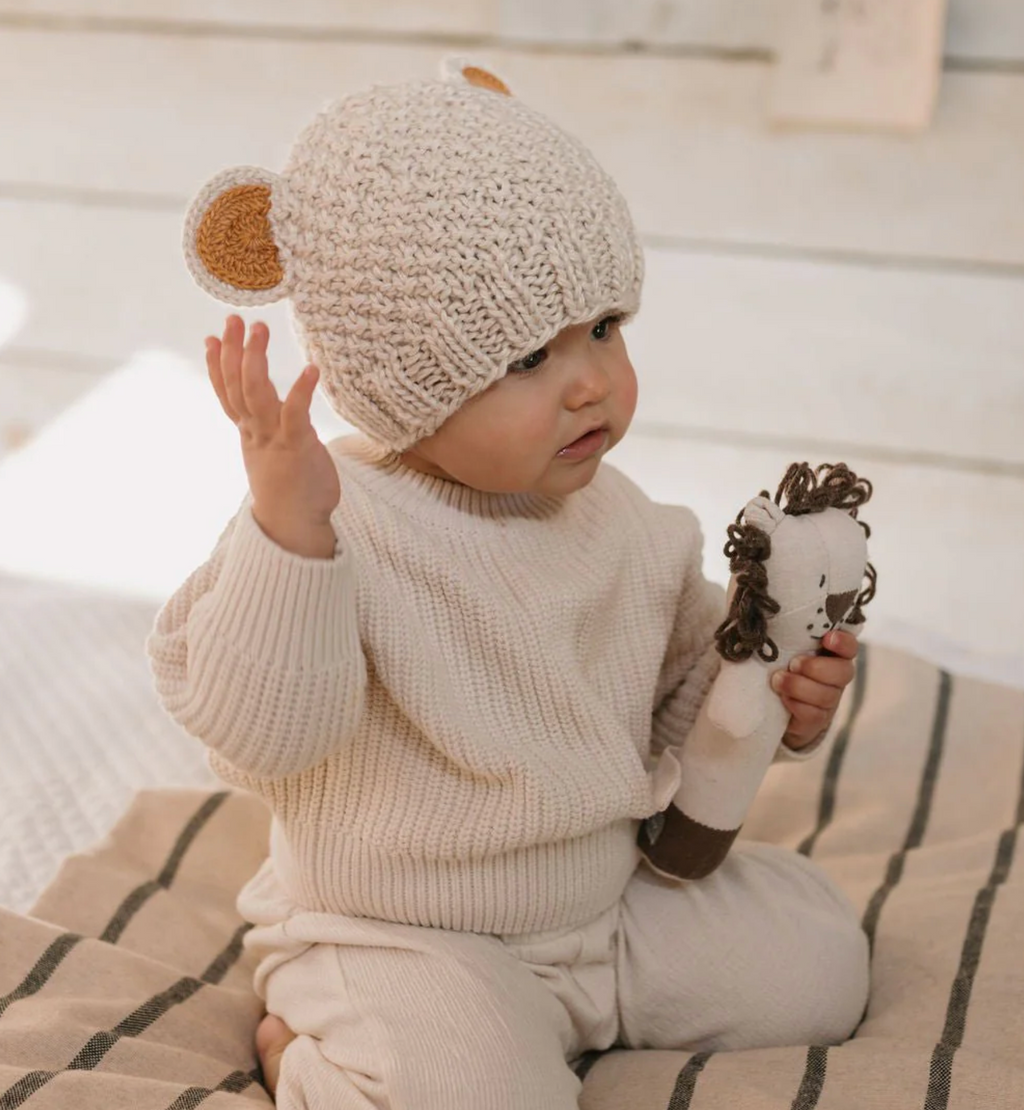Acorn Kids Bear Beanie - Assorted