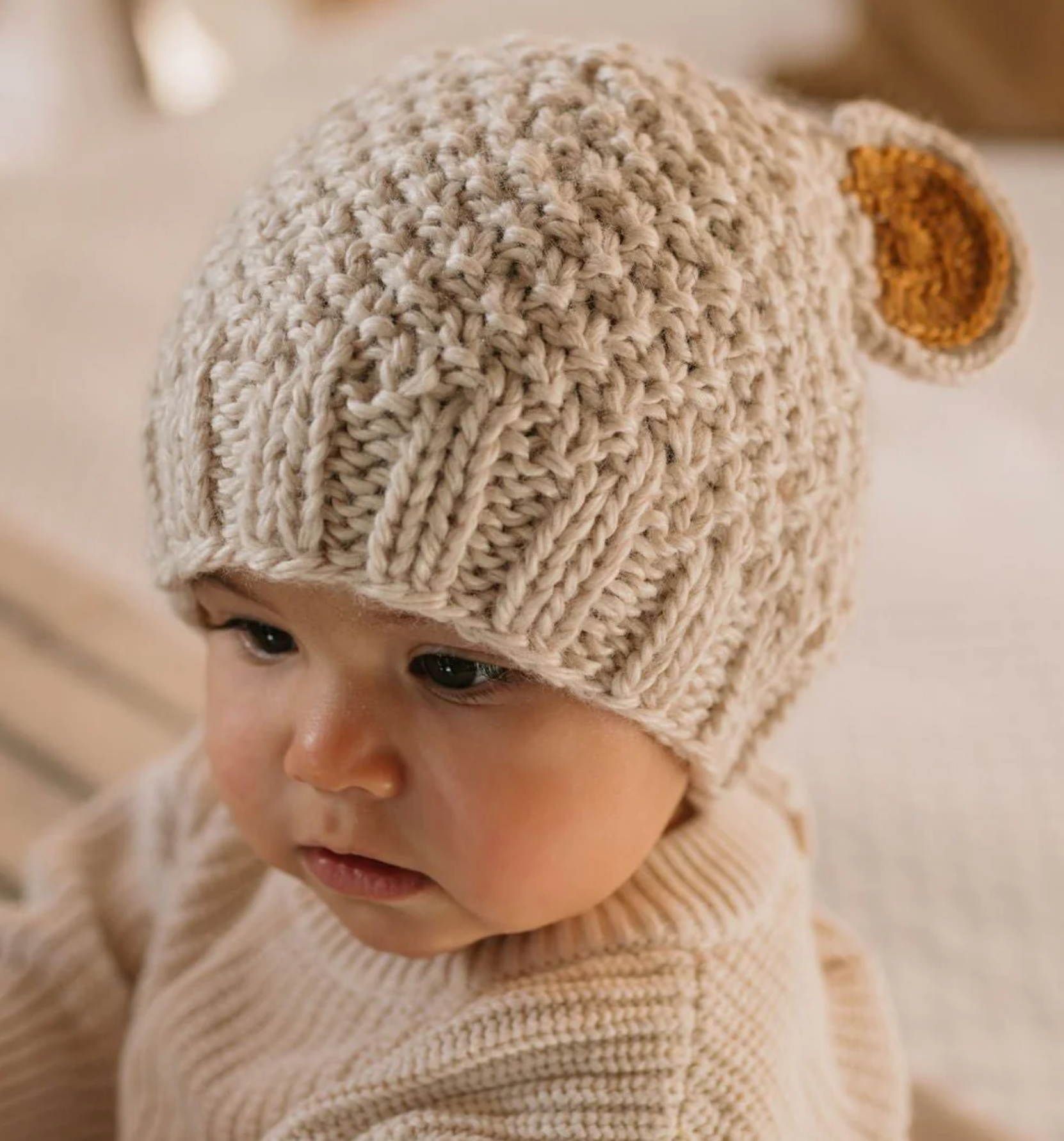 Acorn Kids Bear Beanie - Assorted