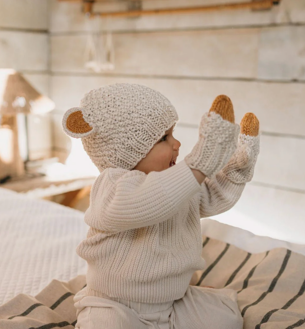Acorn Kids Bear Beanie - Assorted