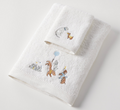 Jiggle & Giggle Puppy Play Bath Towel & Face Washer in Organza Bag