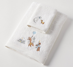 Jiggle & Giggle Puppy Play Bath Towel & Face Washer in Organza Bag