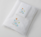 Jiggle & Giggle Bunny Party Bath Towel & Face Washer in Organza Bag
