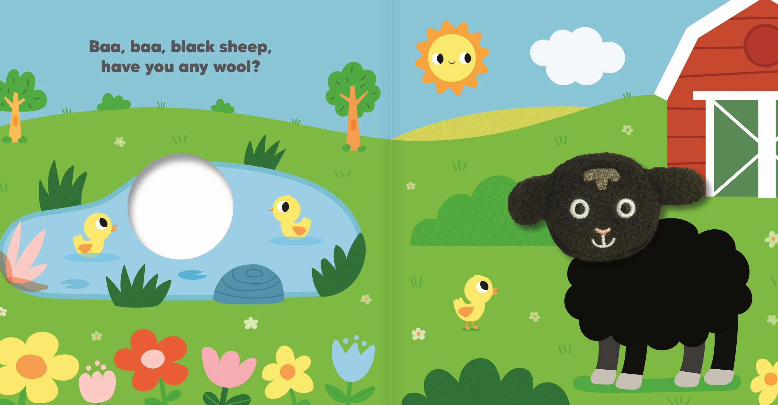 Lake Press Finger Puppet Book - Baa Baa Black Sheep