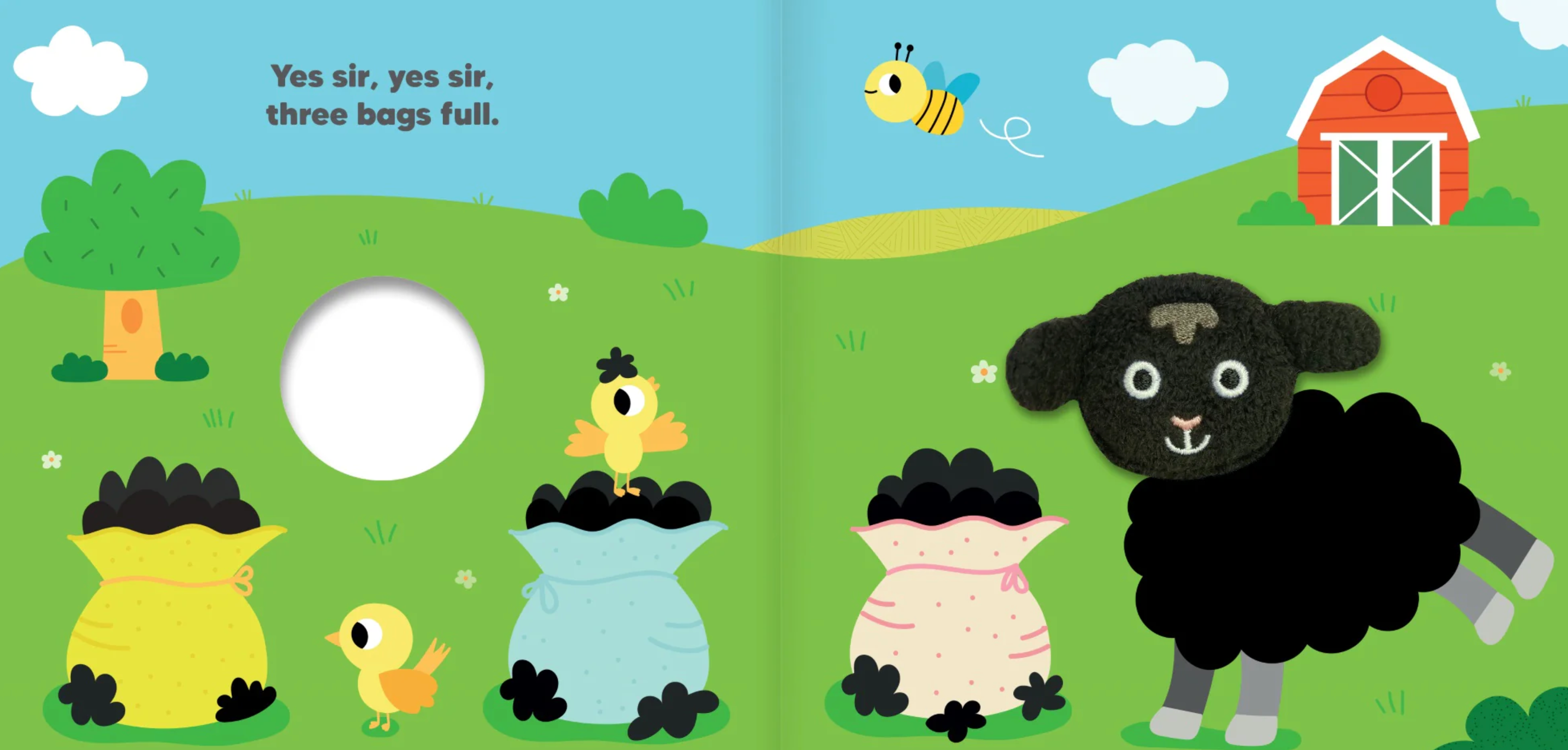 Lake Press Finger Puppet Book - Baa Baa Black Sheep