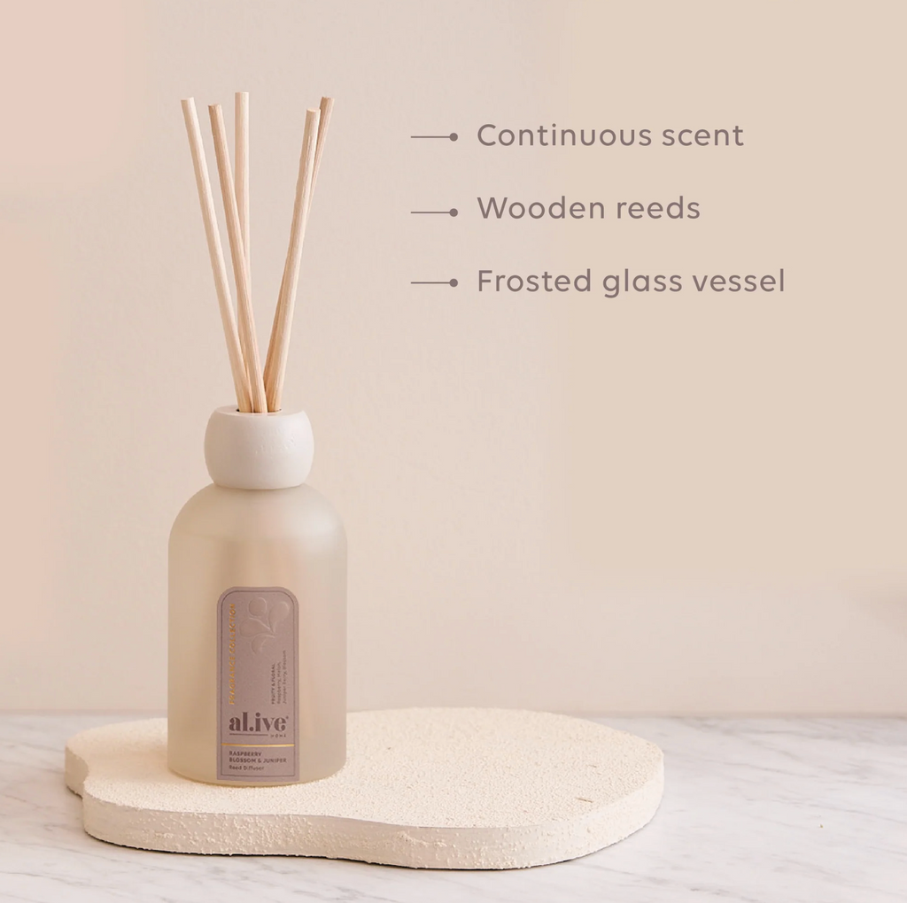 Al.ive Body Reed Diffuser Raspberry Blossom & Juniper