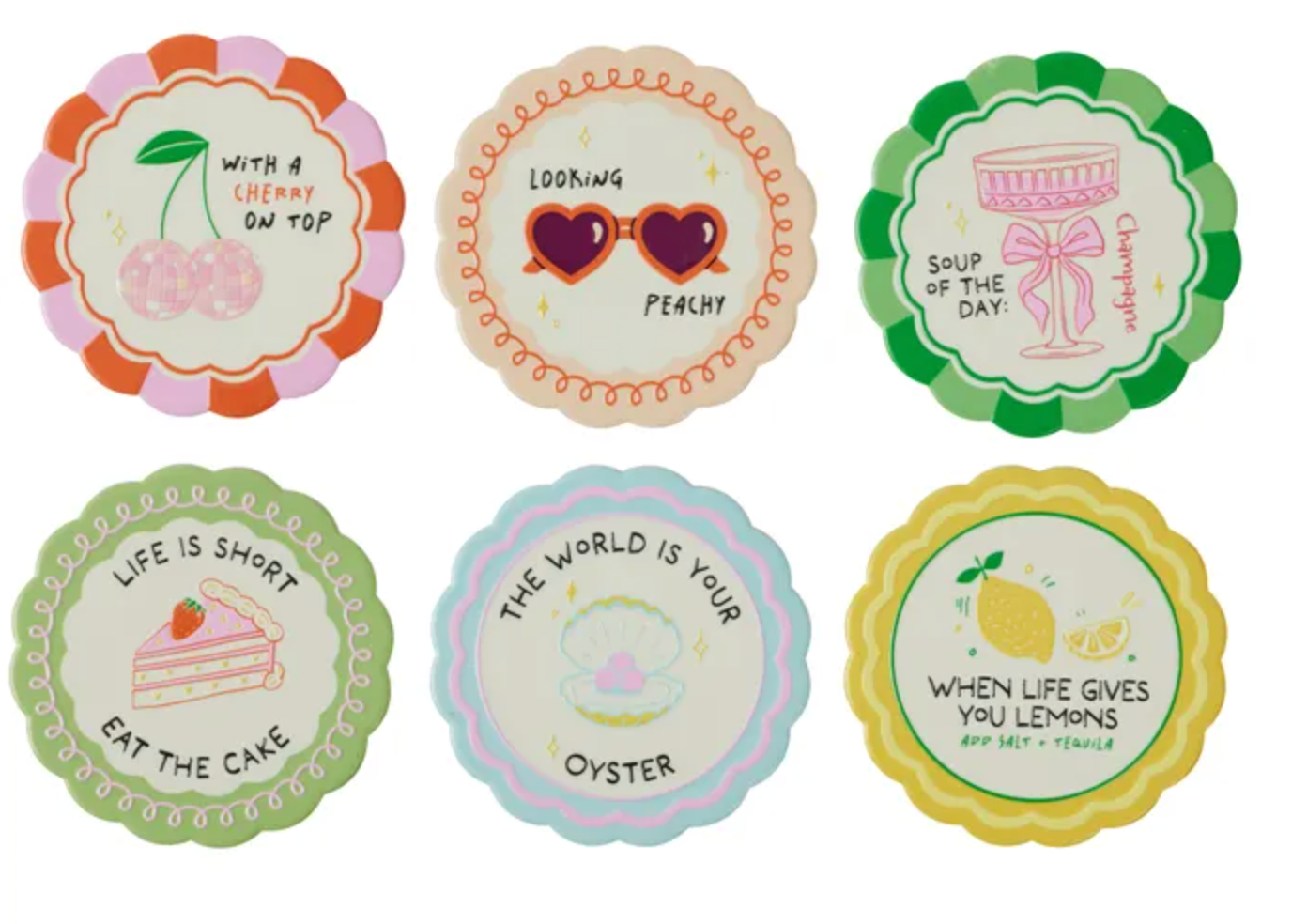 Coast to Coast Proverb Ceramic Coaster