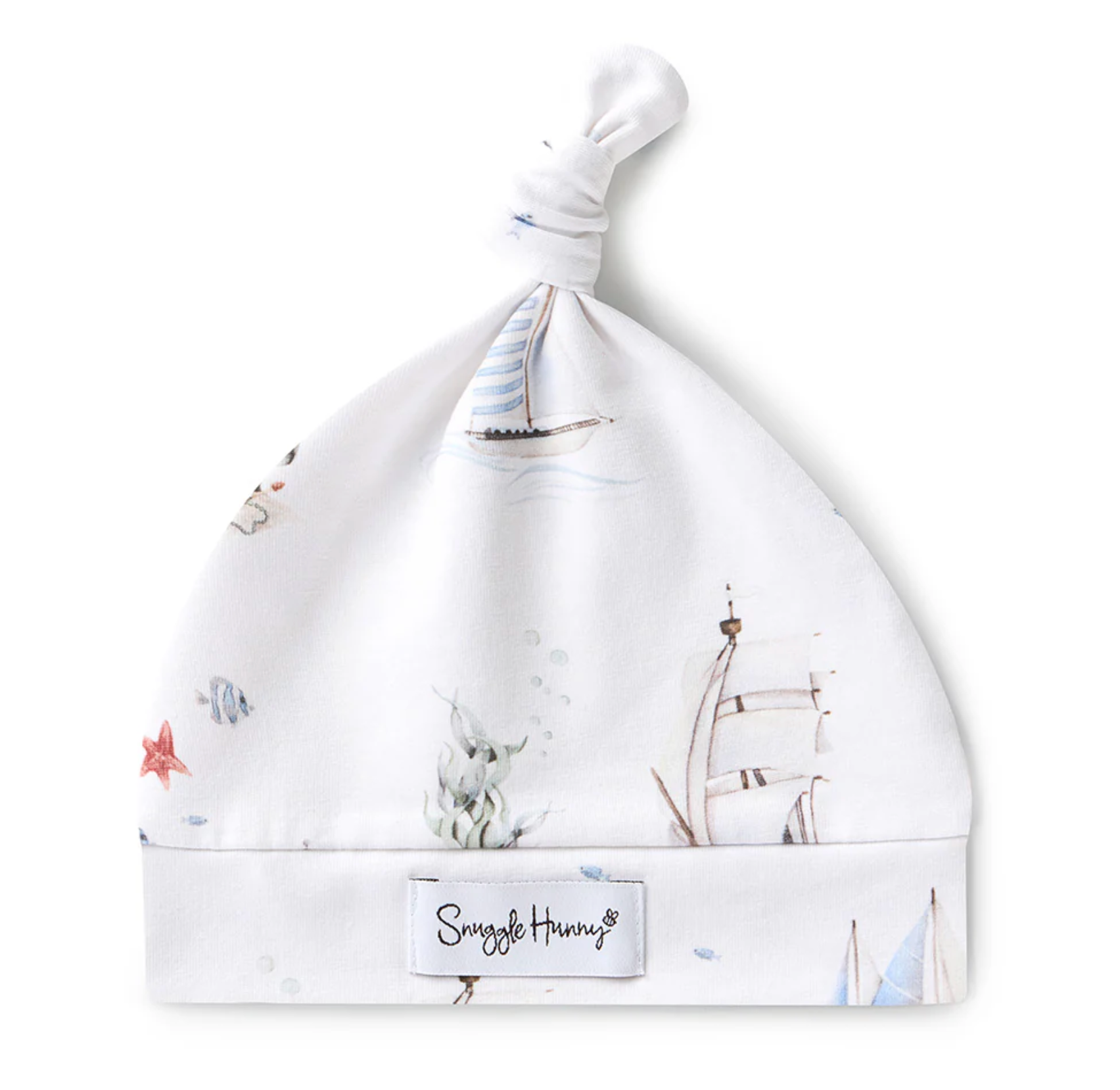Snuggle Hunny Set Sail Organic Knotted Beanie
