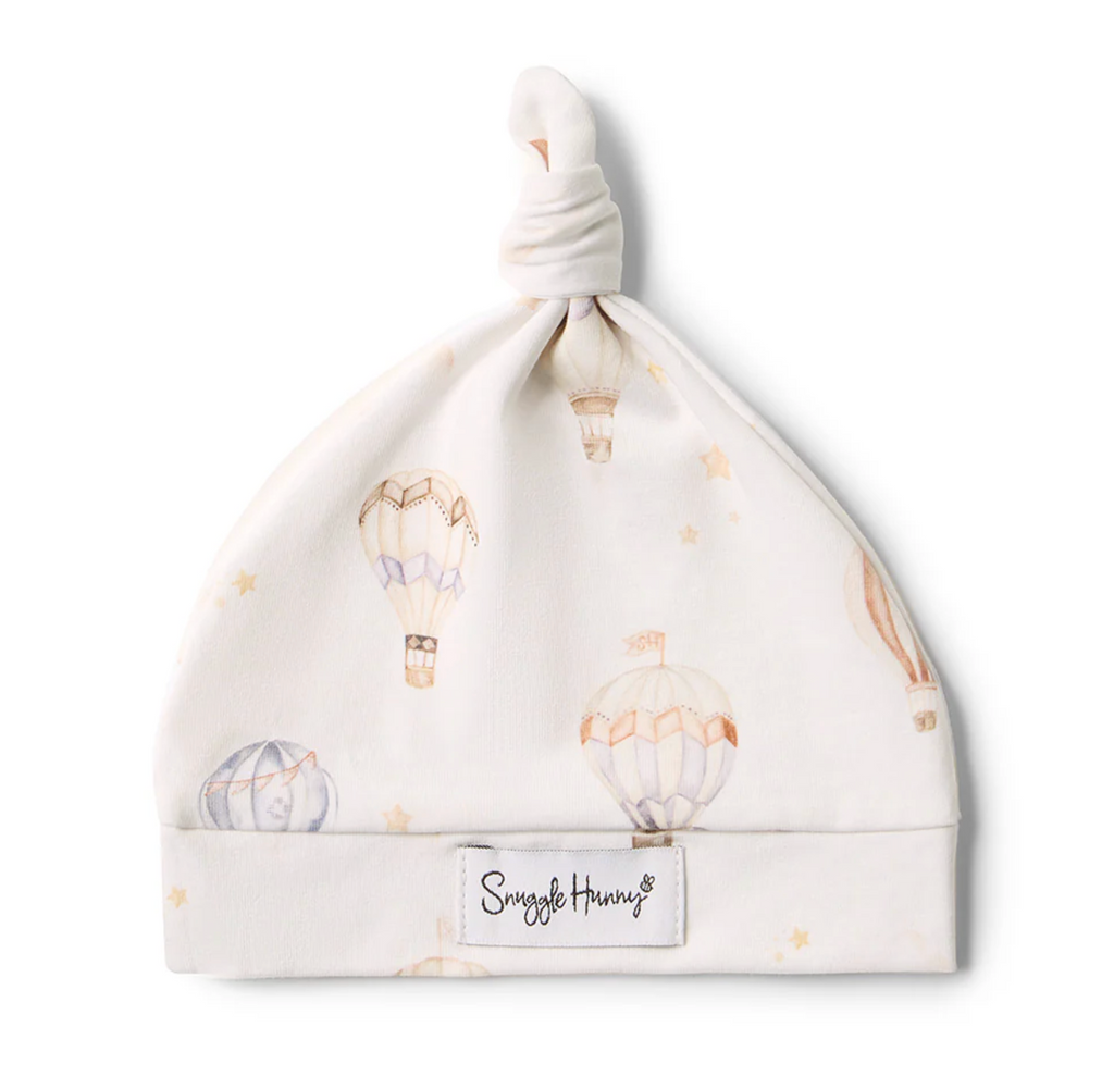 Snuggle Hunny Up & Away Organic Knotted Beanie